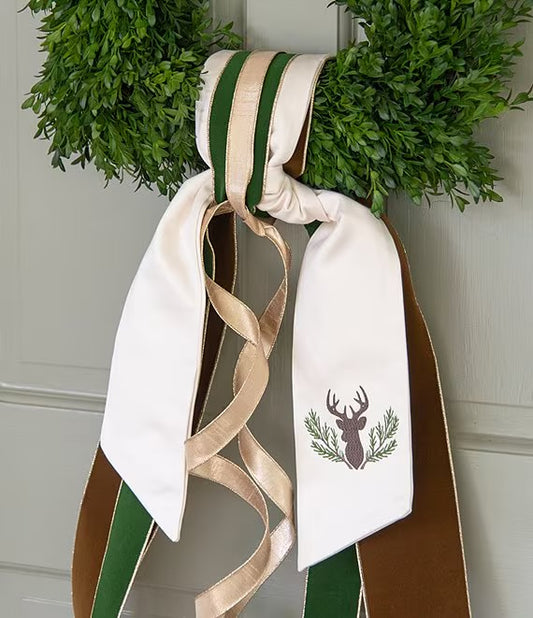 Evergreen Suede Ribbon