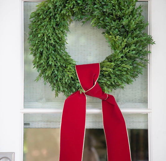 Red Suede Ribbon