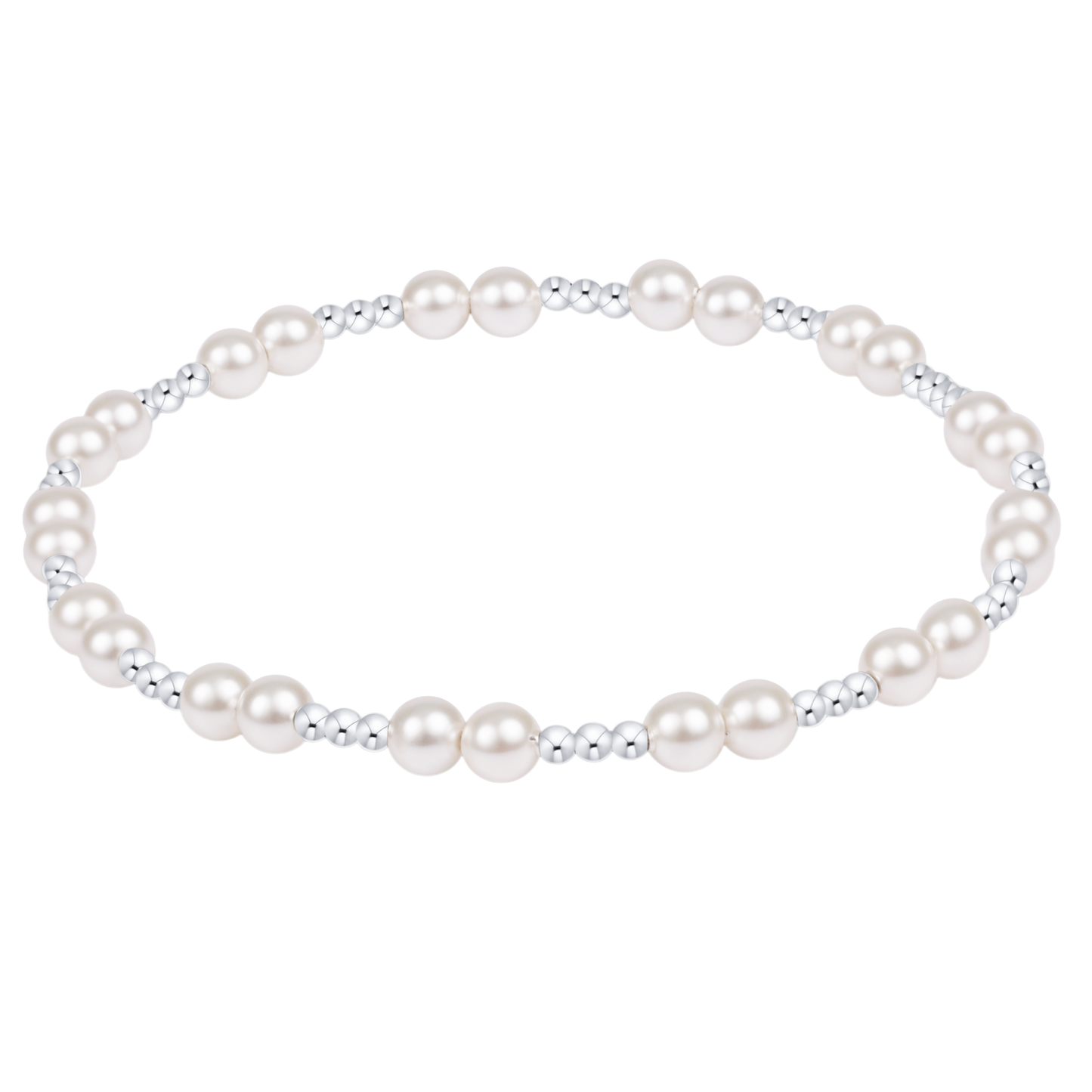 Together Pearl 4mm Sterling Bracelet