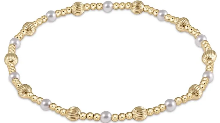 Dignity Sincerity Gold 5mm Pearl