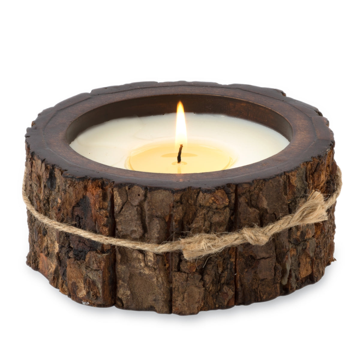 Tree Bark Pot SMALL-9oz Grapefruit Pine