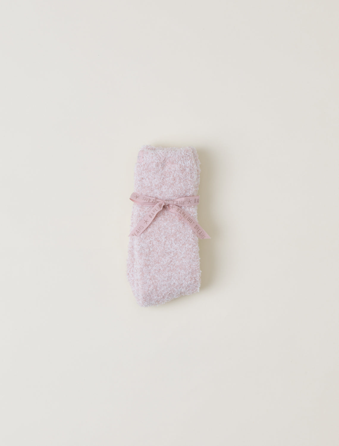 Heathered Socks-Rose/Wht