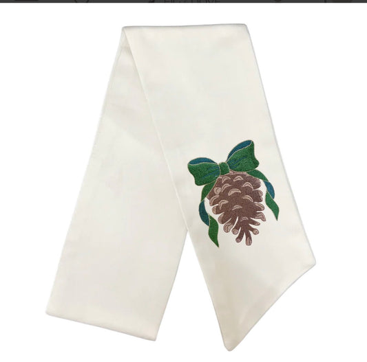 Pinecone Wreath Sash