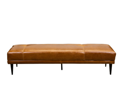 Convo Bench Ottoman in Yukon Saddle