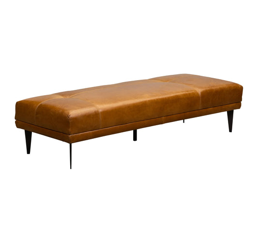 Convo Bench Ottoman in Yukon Saddle