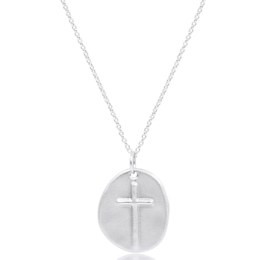 16" Necklace Sterling - Inspire Sterling Disc