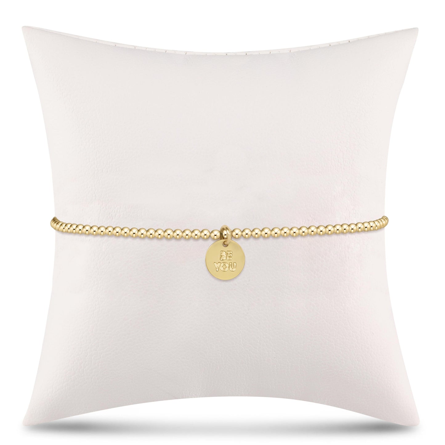 egirl Classic Gold 2mm Bracelet - be you. Small Gold Disc