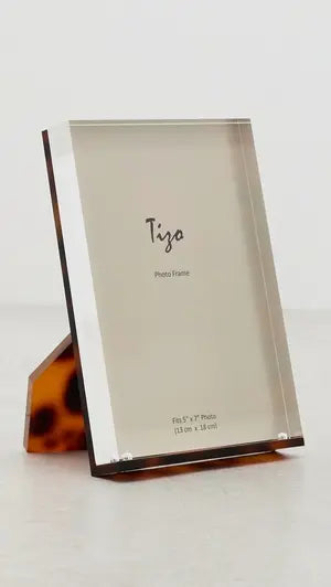 5x7 Lucite Tortoise Shell Frame