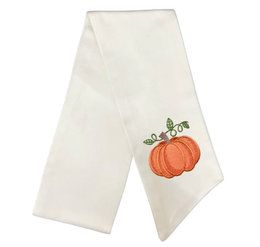 Shaded Pumpkin Wreath Sash