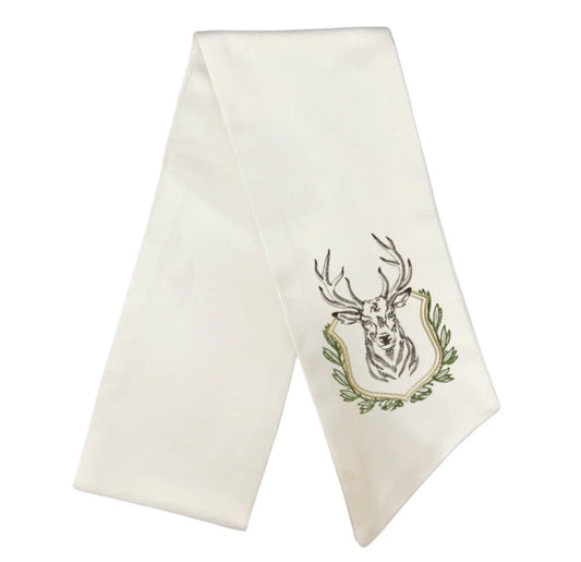 Mounted Stag Wreath Sash