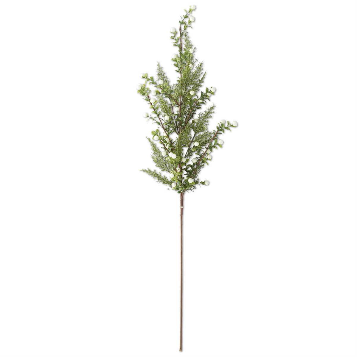 36 Inch White Berry Prickly Heath & Pine Stem