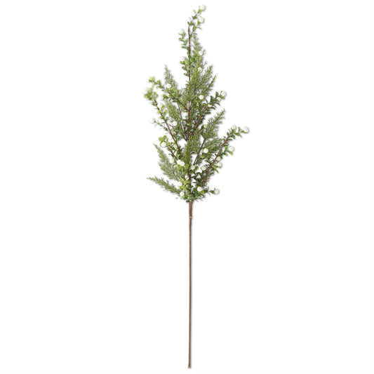 36 Inch White Berry Prickly Heath & Pine Stem
