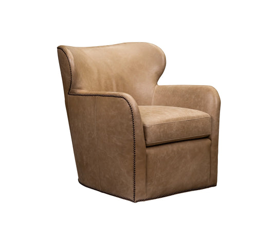 Orleans Swivel Chair in Collins Celadon