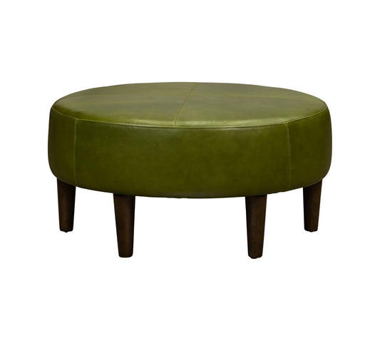 Marcoux Ottoman in Pippa Peridot