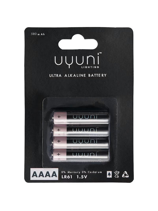 AAAA Battery, 1.5V. 580mAh, 4-pack