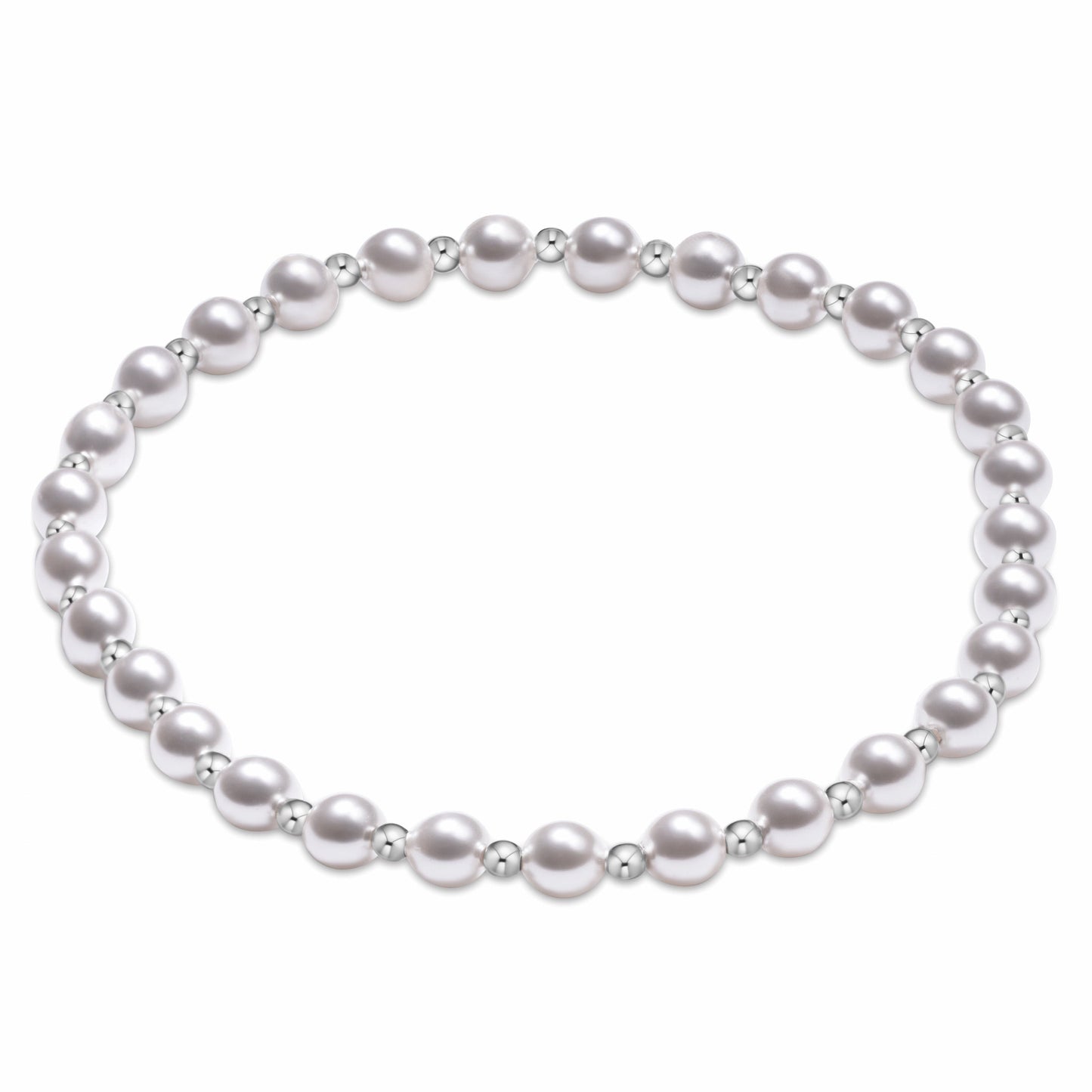 Grateful Pearl 4mm Sterling Bracelet