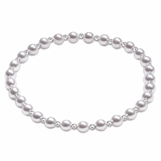 Grateful Pearl 4mm Sterling Bracelet