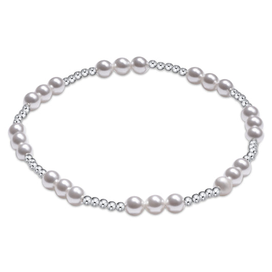 Joy Pearl 4mm Sterling Bracelet