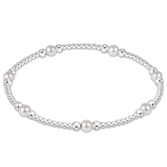 Purpose Pearl 4mm Sterling Bracelet