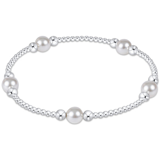 Purpose Pearl 6mm Sterling Bracelet