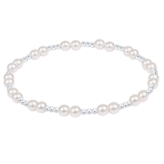 Together Pearl 4mm Sterling Bracelet