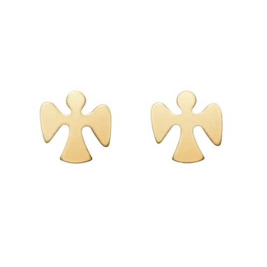 Guardian Angel Studs - Gold