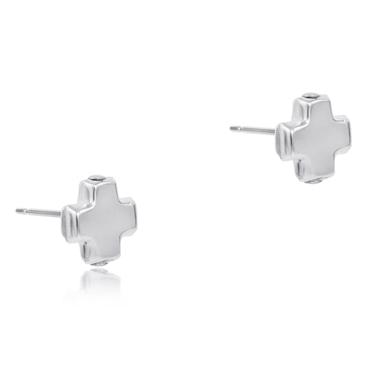Signature Cross Sterling Studs - Sterling