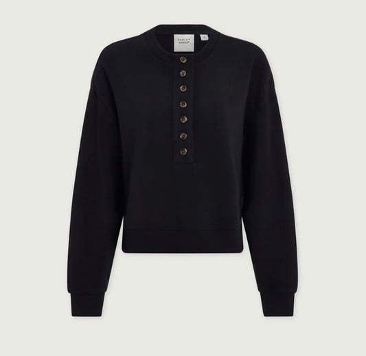 Kiara Crop Sweat-Black