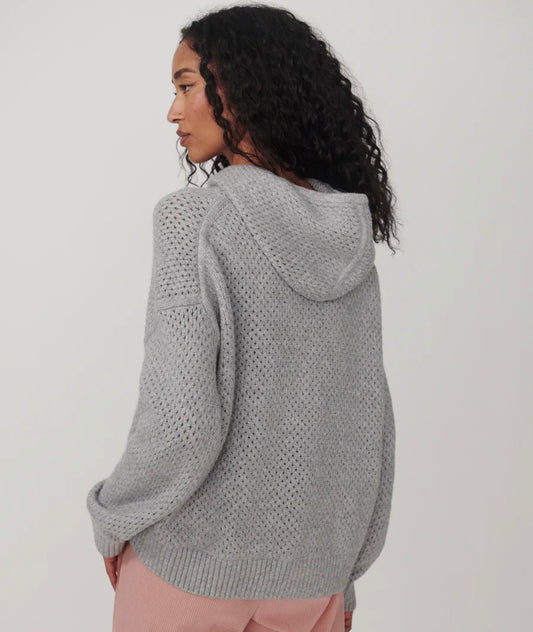 Melchie Relaxed Knit Hoodie