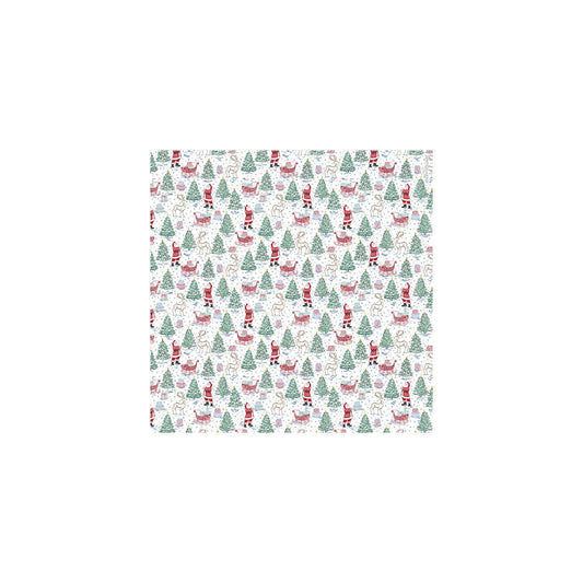 Cocktail Napkin Tidings & Toile Pattern