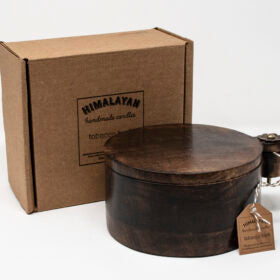 Wooden Spice Pot Small-16oz Grapefruit pine
