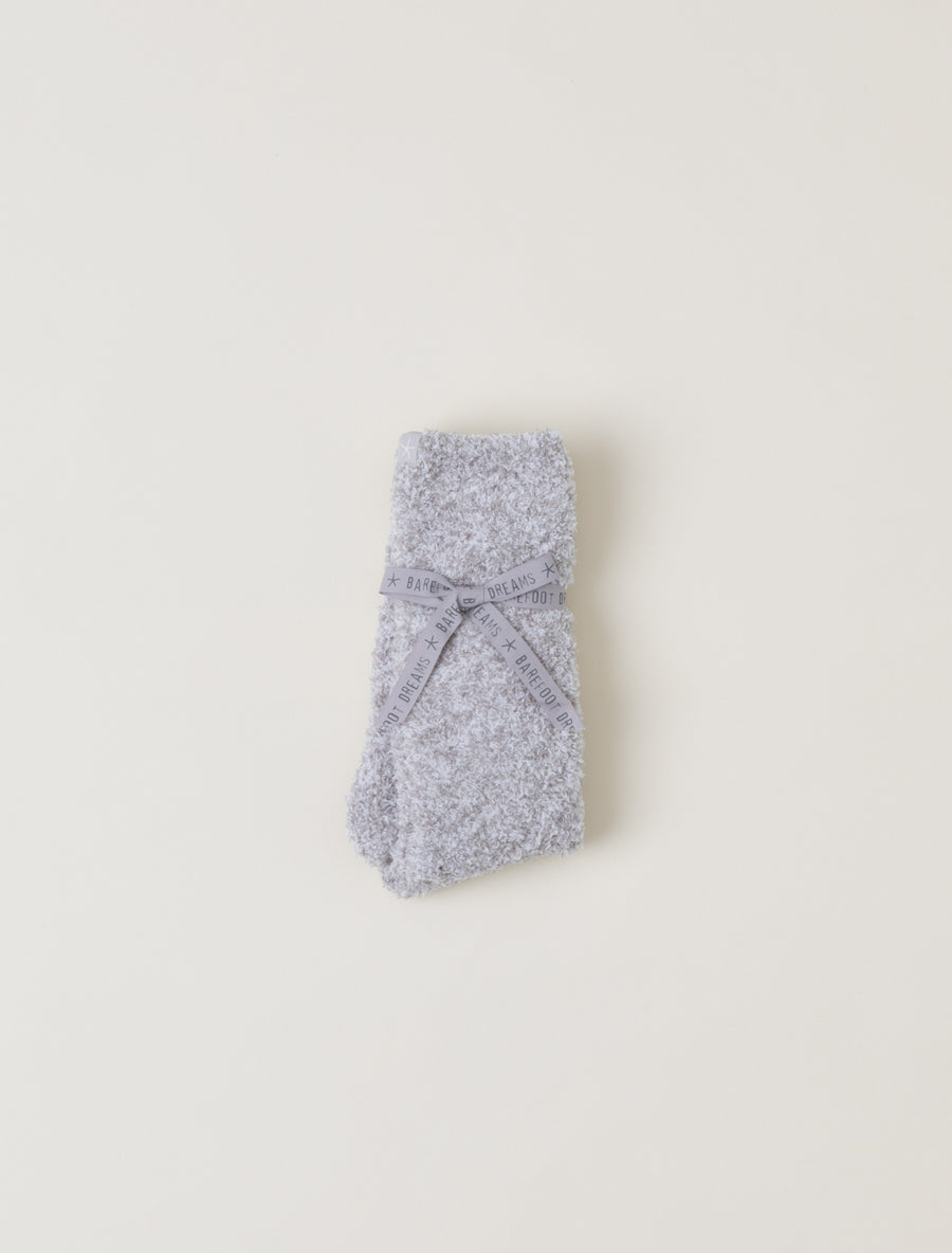 Heathered Socks-oyster/wht