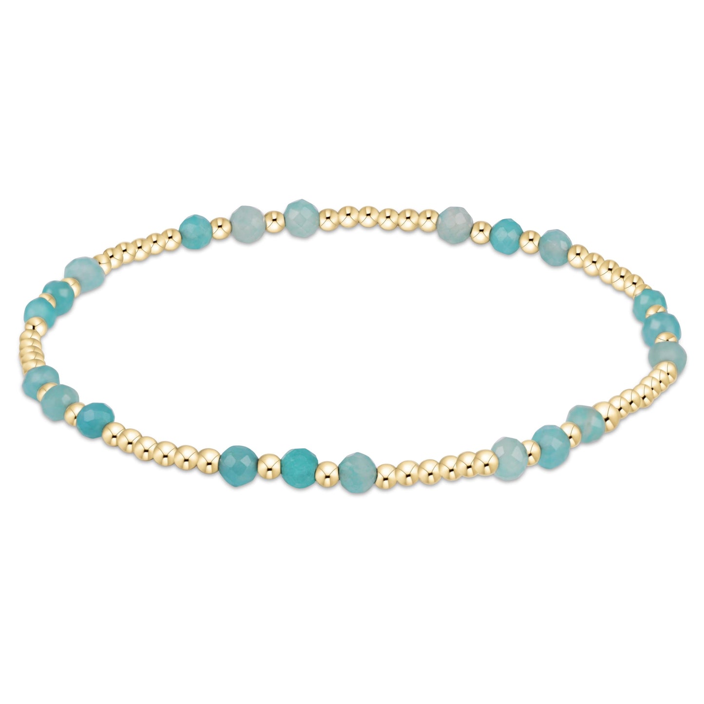 Joy Gem 3mm Bracelet - Amazonite