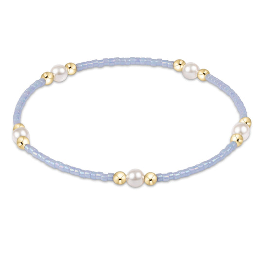 Hope Purpose Pearl Bracelet - Ocean Mist