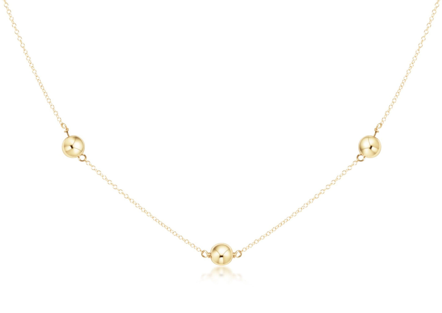 15" Choker Simplicity Chain Gold - Classic Gold 6mm