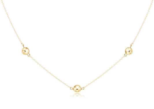15" Choker Simplicity Chain Gold - Classic Gold 6mm