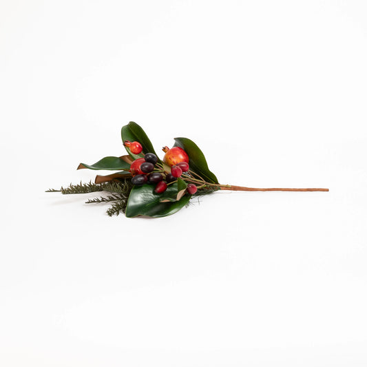 Magnolia Pick Festive Holiday 20"