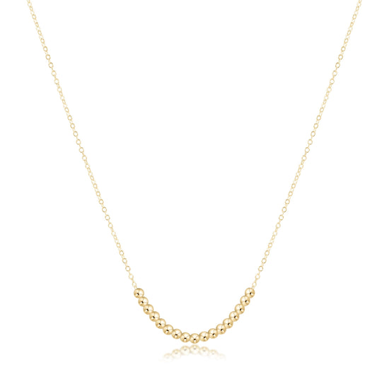 16" Necklace Gold - Beaded Bliss Small Gold