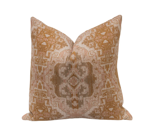 Accent Pillow in Blush Jacquard