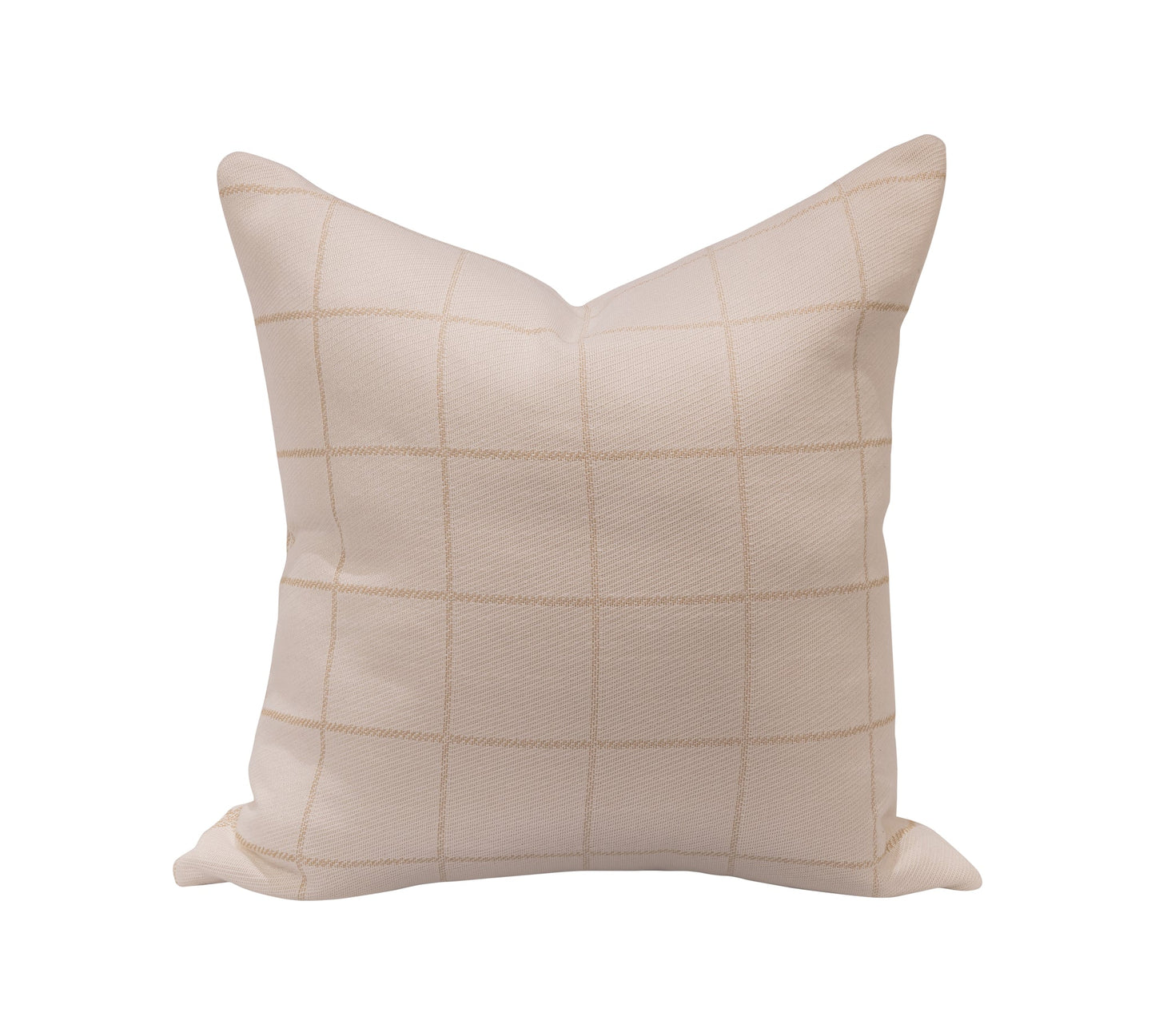 Accent Pillow in Room with a View Camel