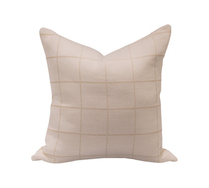 Accent Pillow in Room with a View Camel