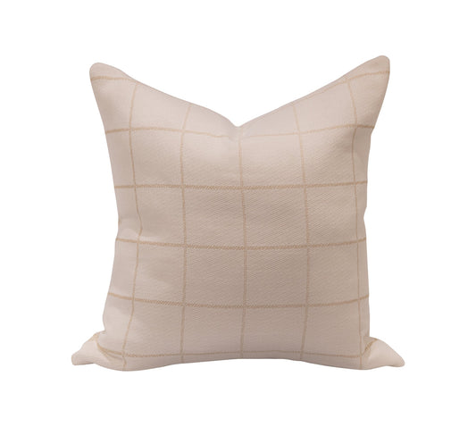 Accent Pillow in Room with a View Camel