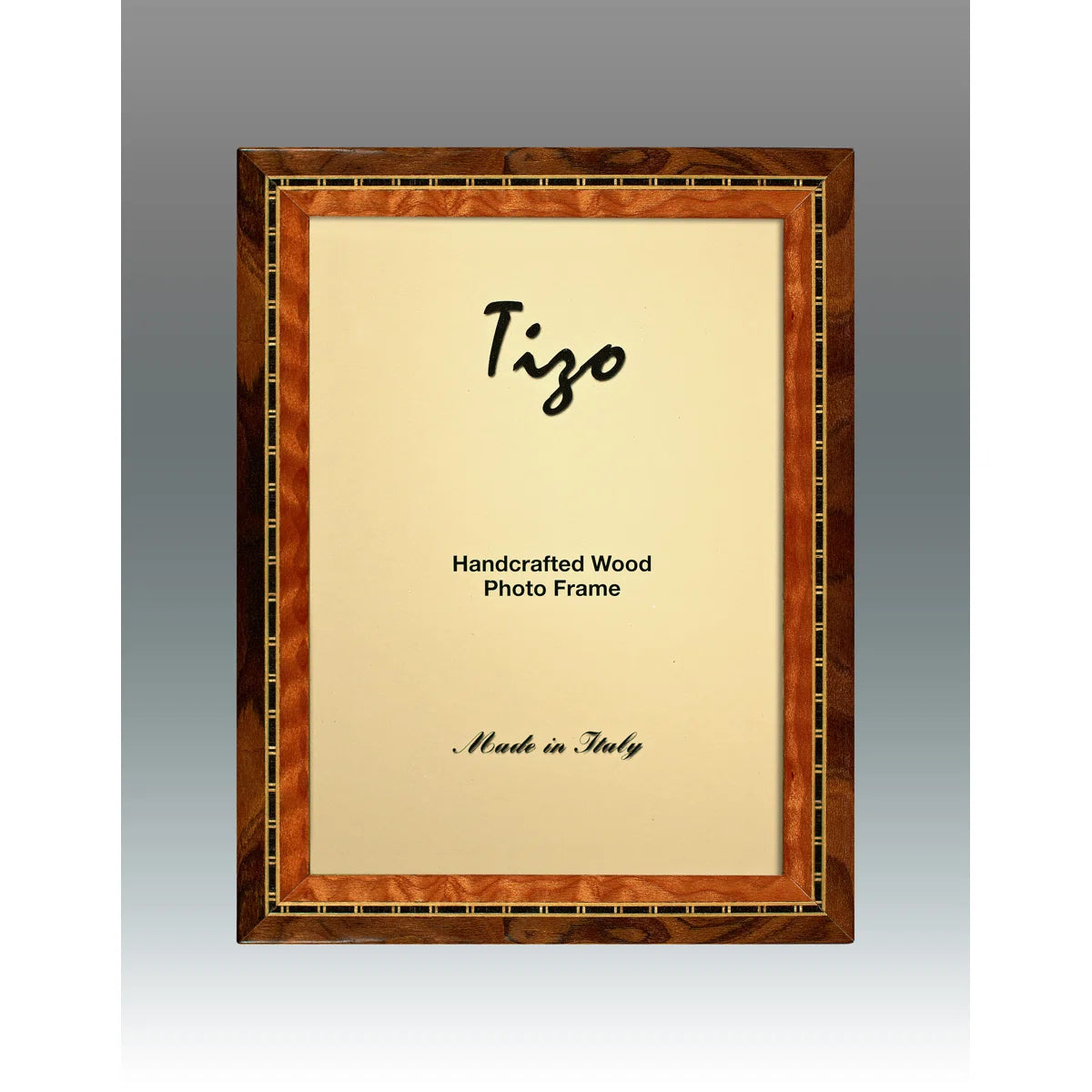 5x7 Dark Brown Inlaid Frame