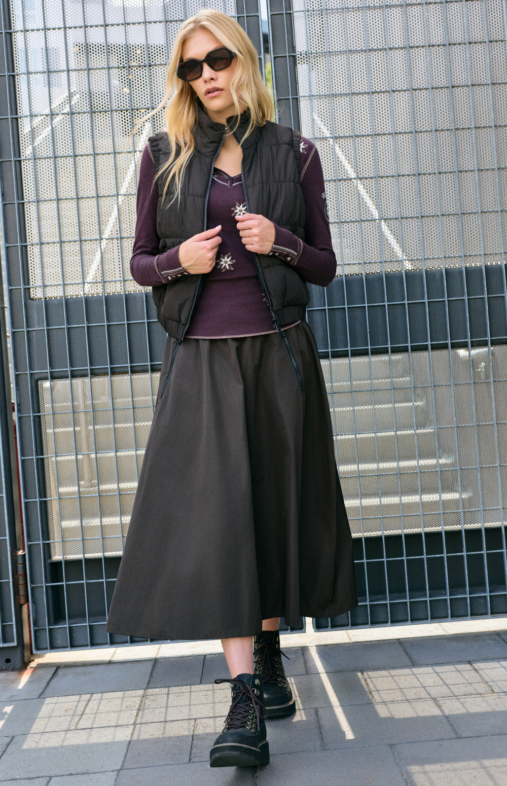 Natasha Henley Shirt | Cabernet