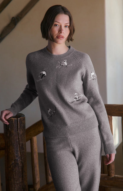 Talia Embroidered Skier Sweater | Fossil