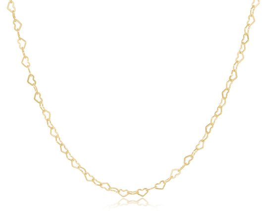 Choker Love Chain - Gold