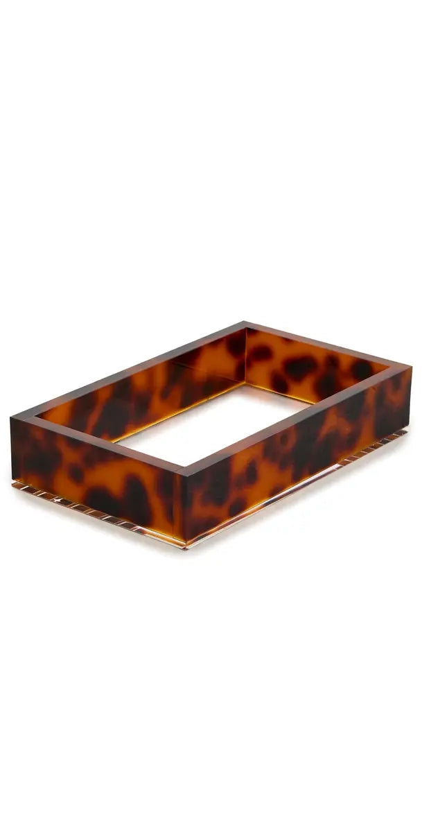 12x16 Lucite Tortoise Tray