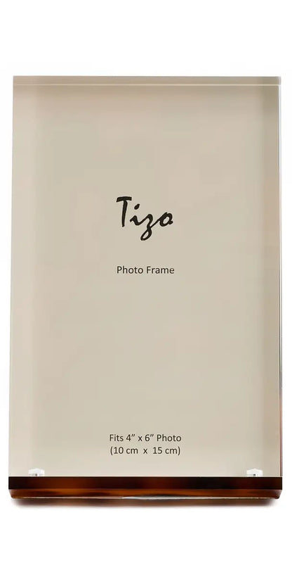4x6 Lucite Tortoise Shell Frame