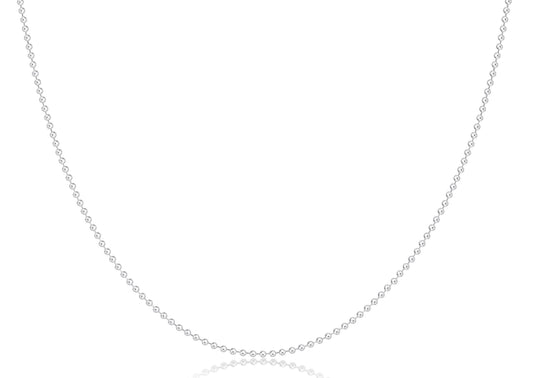Choker Classic Beaded Chain - Sterling